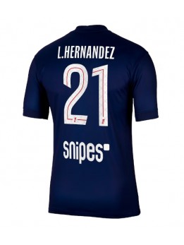 Billige Paris Saint-Germain Lucas Hernandez #21 Hjemmedrakt 2025-26 Kortermet